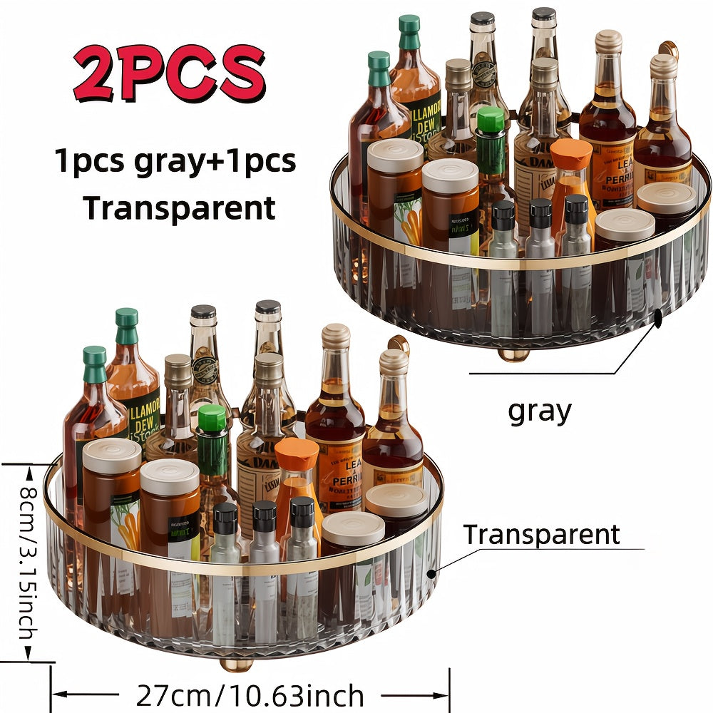 360-Degree Rotating Spice Rack for Kitchen Storage of Special Seasonings