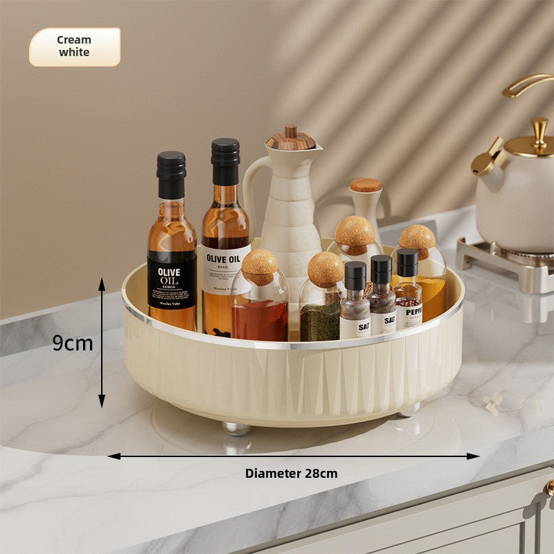 360-Degree Rotating Spice Rack for Kitchen Storage of Special Seasonings
