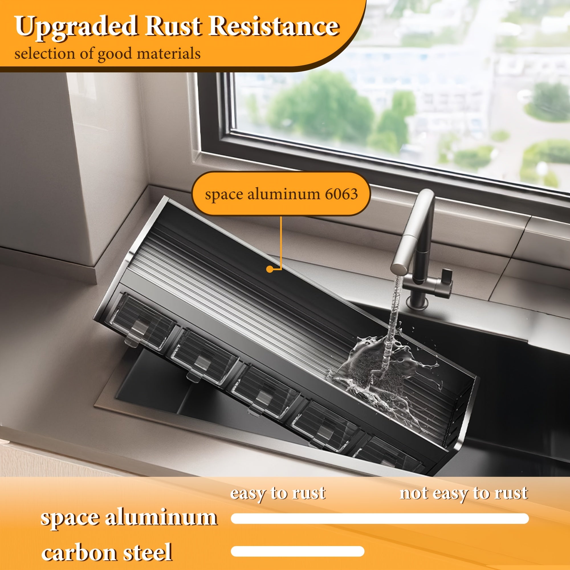 Wall-Mounted Spice Rack Set - Multi-Compartment Spice Rack, Durable Aluminum Spice Rack, No Drilling Required for Installation, Includes Spice Containers And Jars for Kitchen And Dining Room Use