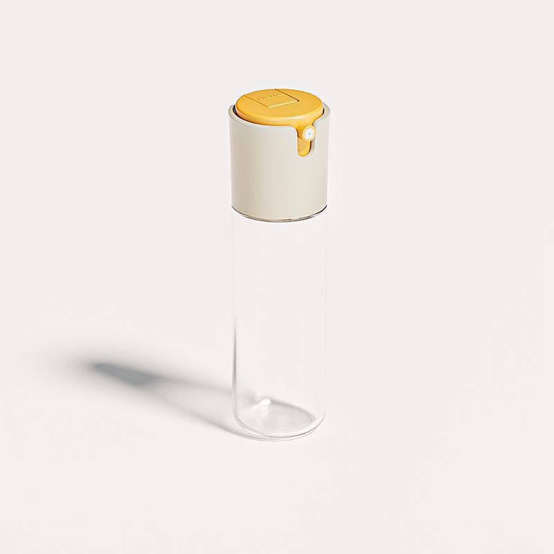 Large Capacity Glass BBQ Oil Dispenser & Spray Pot - Dual-Purpose Kitchen Oil Dispenser with Precise Control, Dishwasher Safe, One-Touch Operation for Grilling, Salad Dressing, Marinades - Heavy-Duty Oil Canister for Home & Professional Kitchens - I