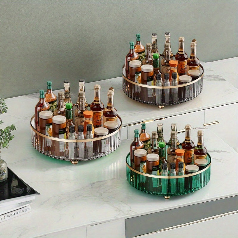 360-Degree Rotating Spice Rack for Kitchen Storage of Special Seasonings