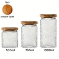 6\u002F3pcs Airtight Food Storage Container Set, Mixed Grain Snack Storage Airtight Jars, Coffee Bean, Sugar, Tea, Salt, Candy, Spice Storage Jars, Kitchen Gadgets for Restaurant Food Trucks