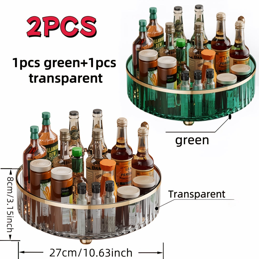 360-Degree Rotating Spice Rack for Kitchen Storage of Special Seasonings