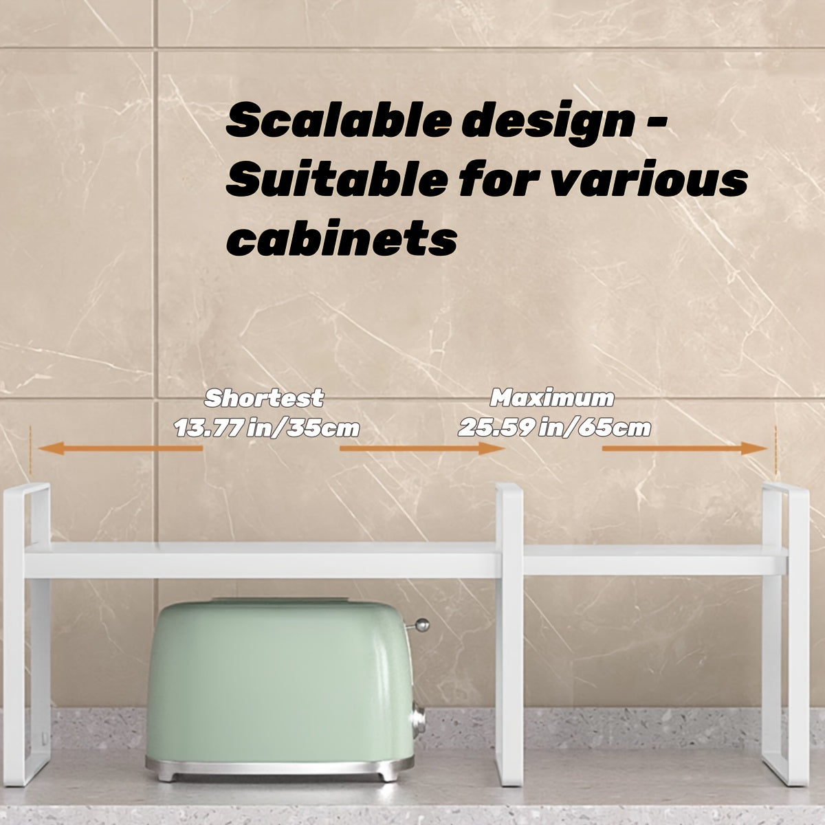 Storage Solutions for Restaurants And Businesses, Including a White Expandable Cabinet Rack, Layered Storage Options, And a Countertop Seasoning Organizer, Ideal for Kitchen Cabinets And Storage Areas, Designed to Be Stackable And Space-Efficient