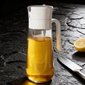 Dual Function Oil Spray And Pour Bottle - Glass Oil Dispenser for Kitchen with Spray And Pour Options, Perfect for Air Fryers, Salads, Cooking, And Meal Preparation