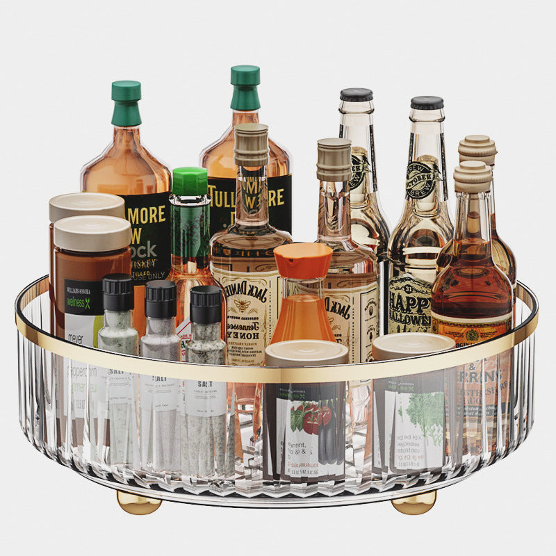 360-Degree Rotating Spice Rack for Kitchen Storage of Special Seasonings