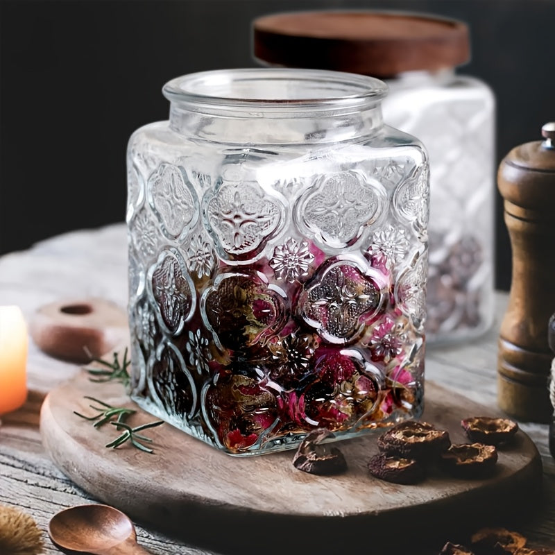 6\u002F3pcs Airtight Food Storage Container Set, Mixed Grain Snack Storage Airtight Jars, Coffee Bean, Sugar, Tea, Salt, Candy, Spice Storage Jars, Kitchen Gadgets for Restaurant Food Trucks