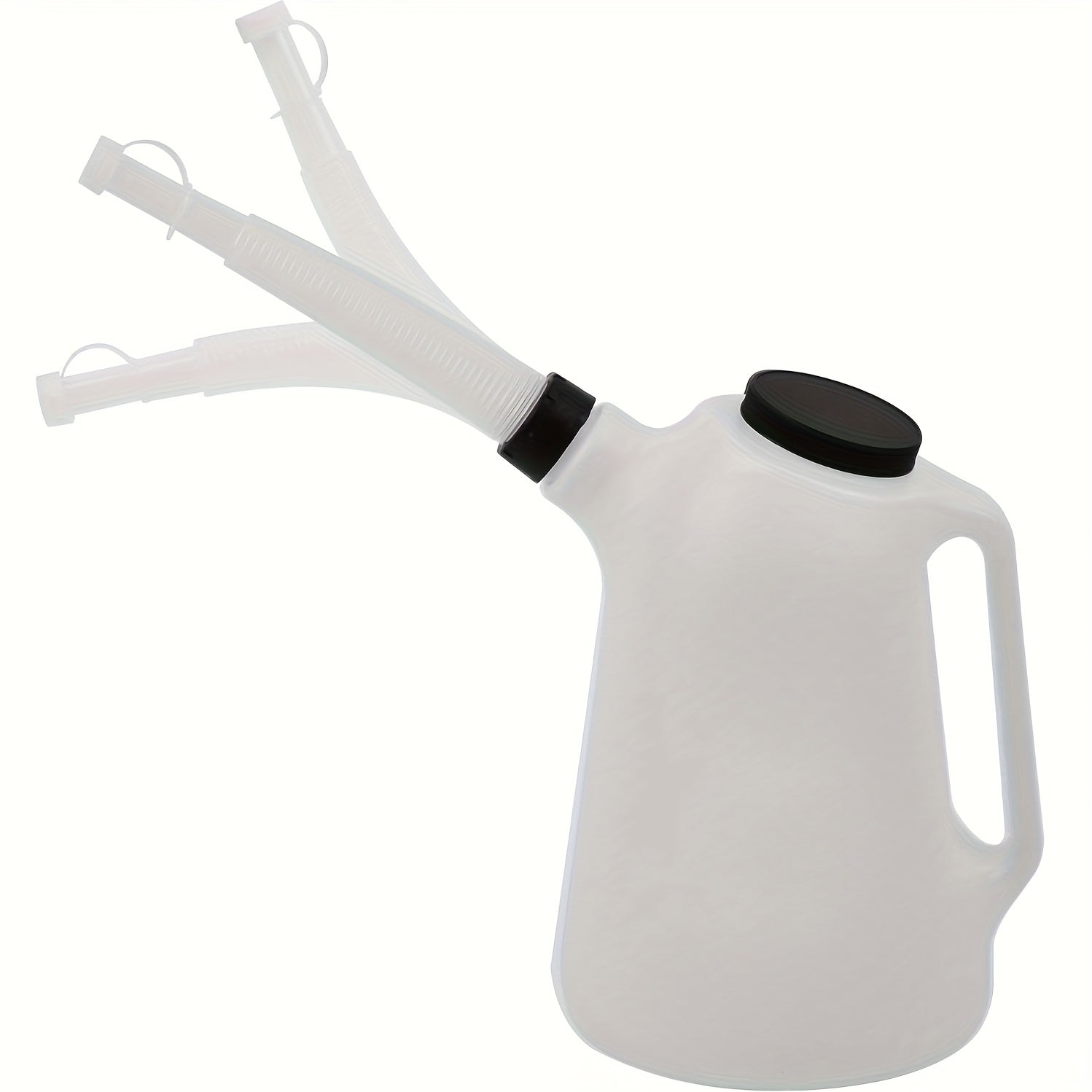 1pc 5L Scale Plastic Oil Pot | Fuel Funnel and Manual Engine Oil Distributor, Lightweight and Easy to Carry, Convenient for Filling, Anti-Overflow Design, Sturdy and Durable, Suitable for Mechanical Maintenance, PVC Material