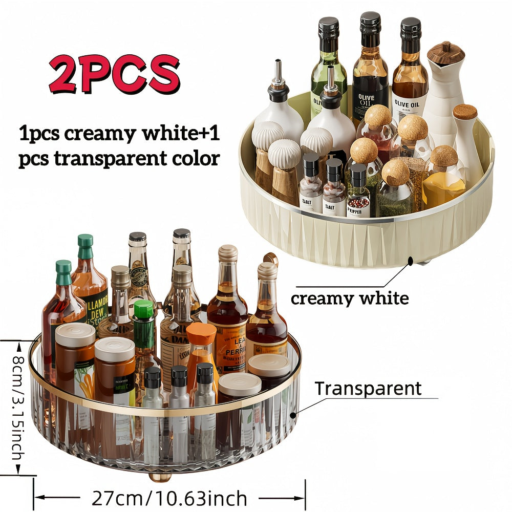 360-Degree Rotating Spice Rack for Kitchen Storage of Special Seasonings